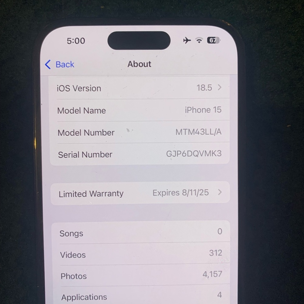 Apple iPhone 15 256gb